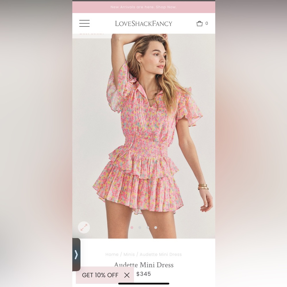 Mini dress, no longer sold
